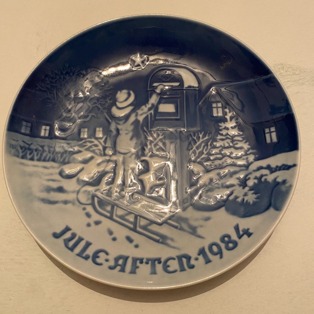 Danish Porcelain Christmas Plate